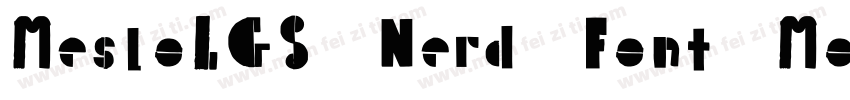 MesloLGS Nerd Font Mono字体转换